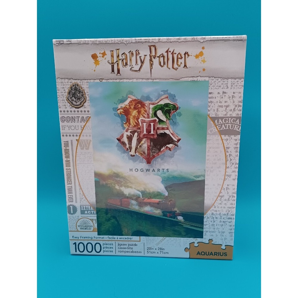 Harry Potter HOGWARTS EXPRESS AQUARIUS 1000 Piece Jigsaw Puzzle NIB, Sealed